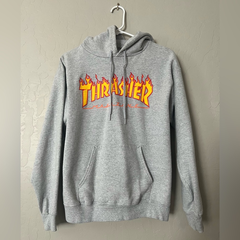 Thrasher Grey Hoodie
